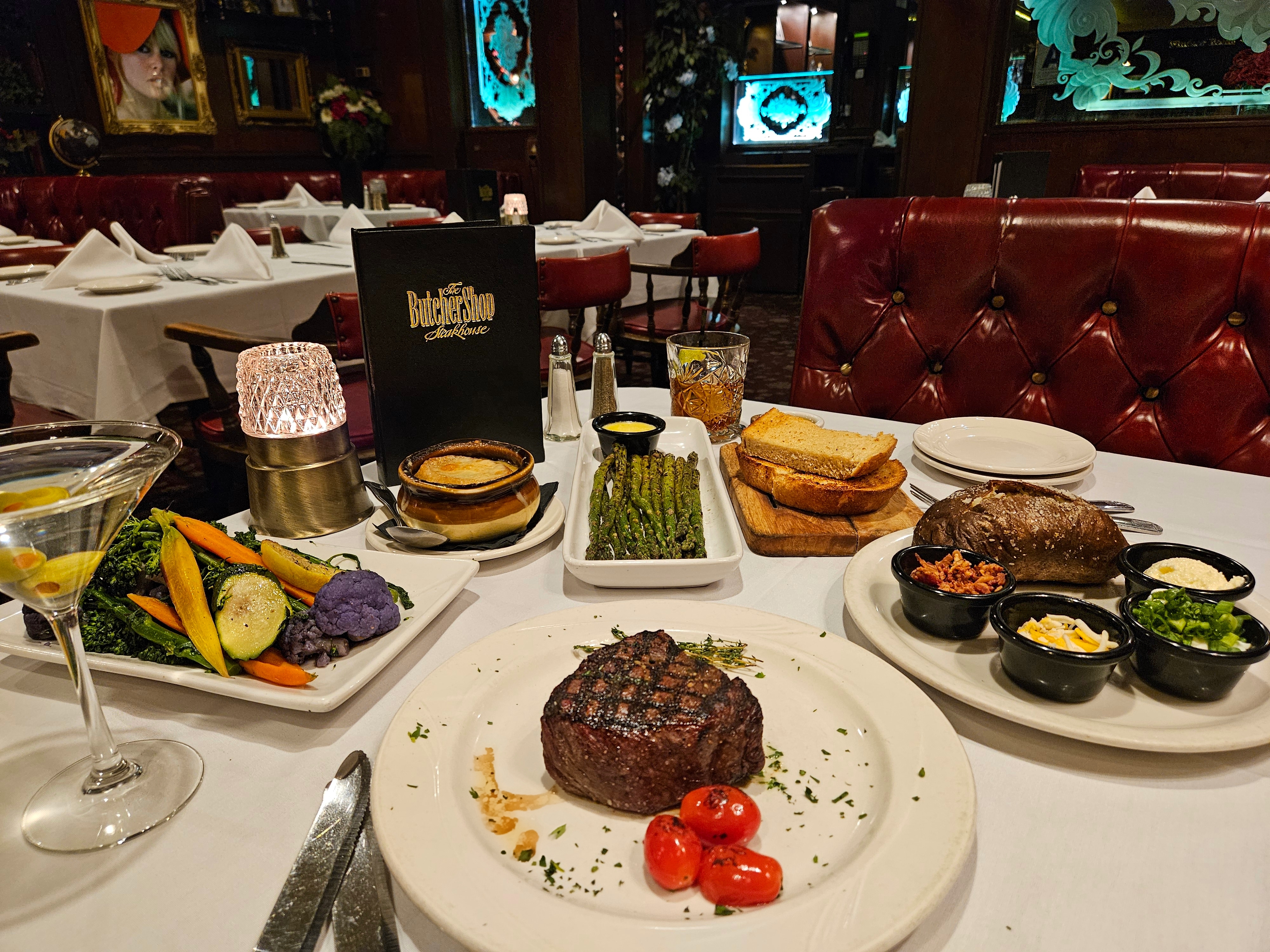 The Butcher Shop Steakhouse elegant interior